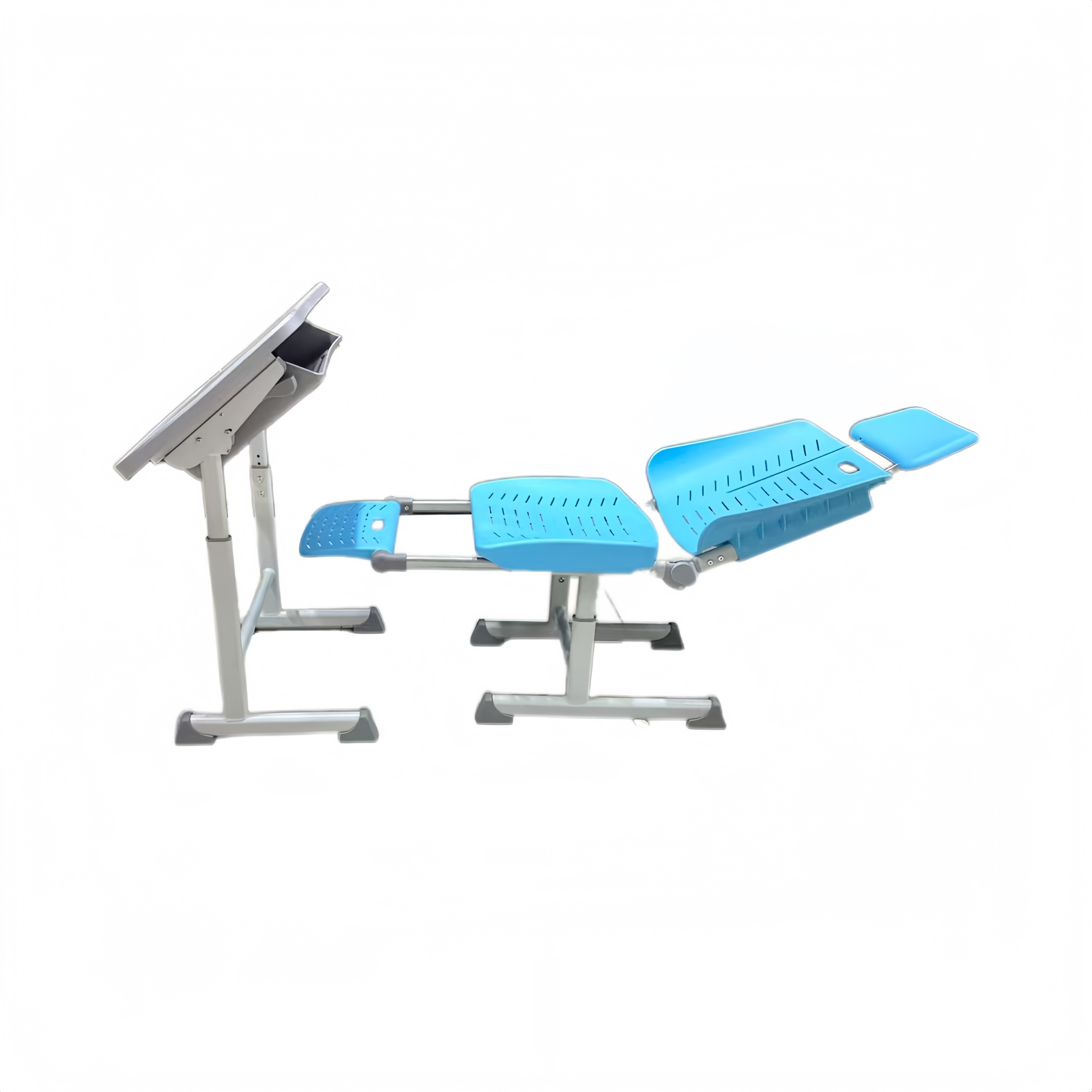 WK31 Wide back single desk and chair