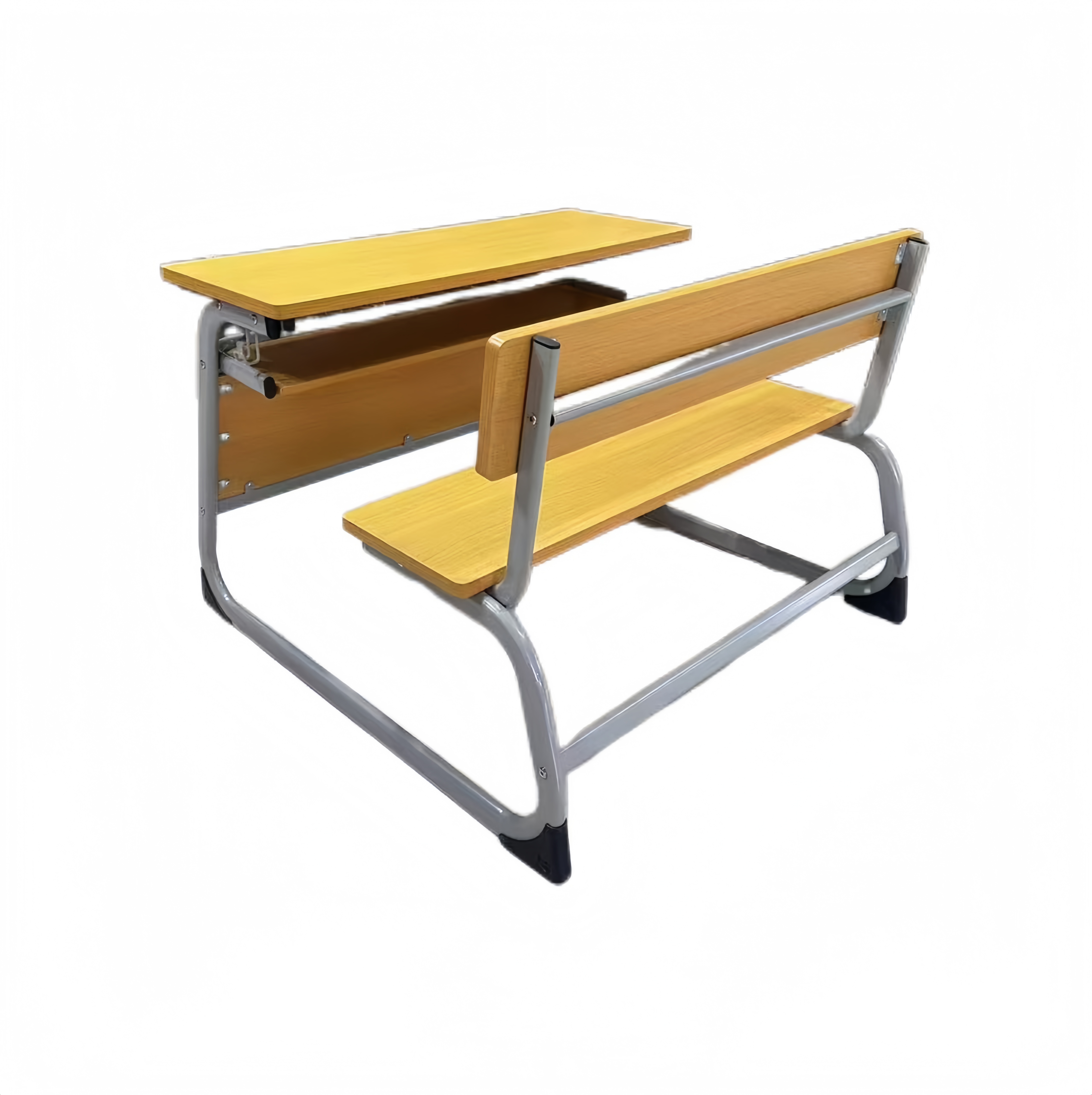 WK22 One piece long desk and chair
