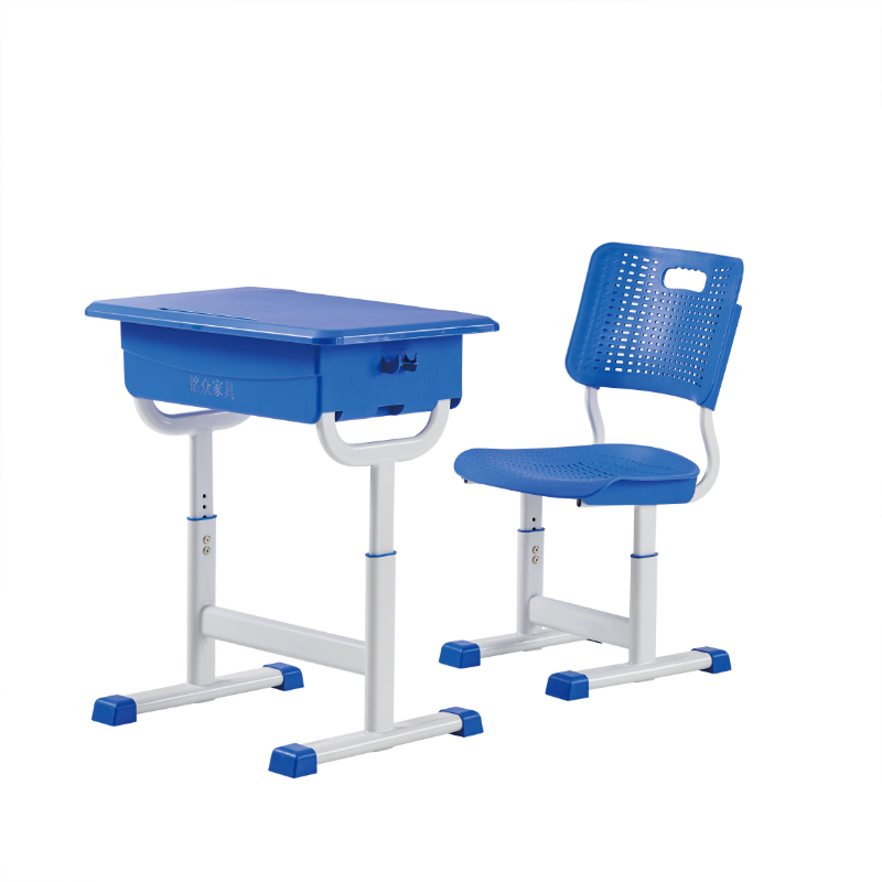 Factory Single Student Desk Classroom Furniture Manufacture Primary School Table and Chairs Comfortable Plastic Set