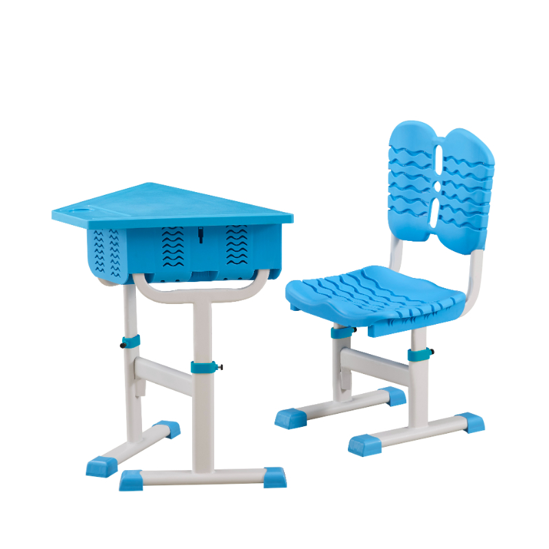 Wholesale Adjustable Height Kids Plastic Chairs and Tables Set for Preschool Classroom Children Kindergarten Furniture