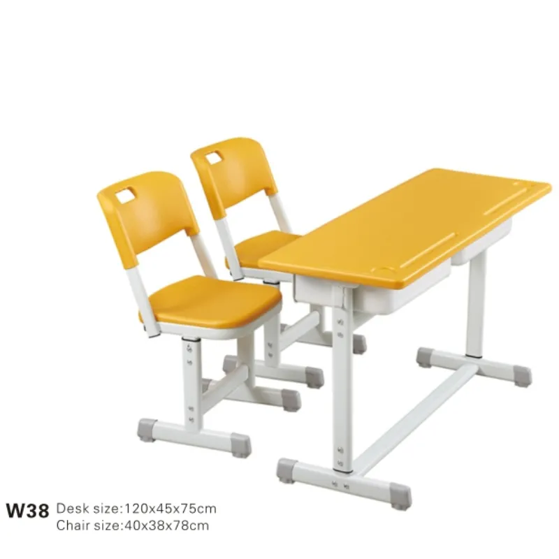 High School Furniture Classroom Tables and Chairs With Heightable Height
