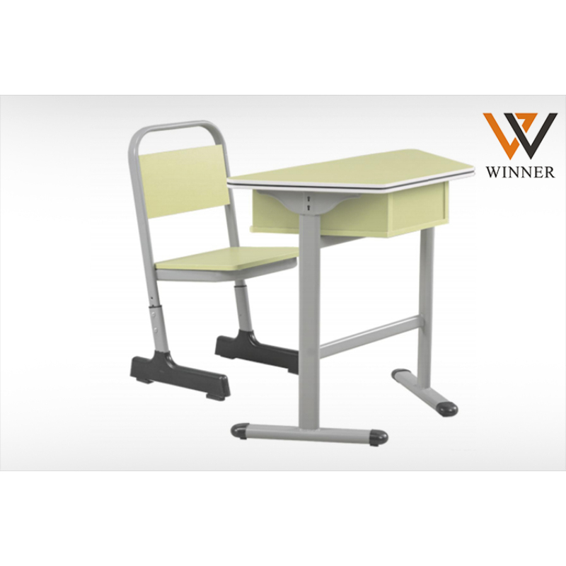 Furniture Primary School Single Table Seat Adjustable Study Student Desk and Chair for Kids