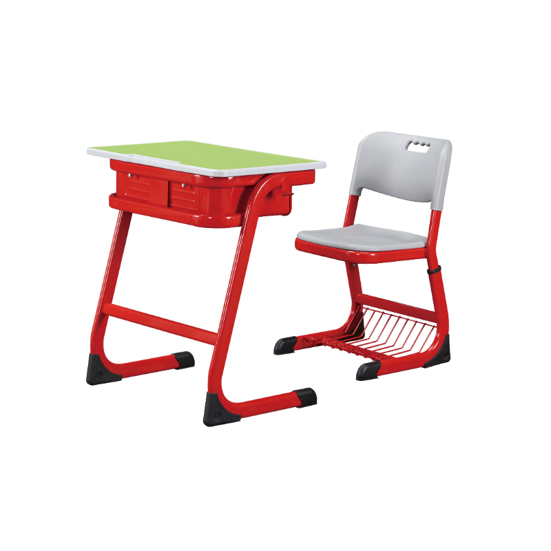 Cheap Classroom Single Student School Desk and Chair Table and Chair Primary School Desk Set School Furniture