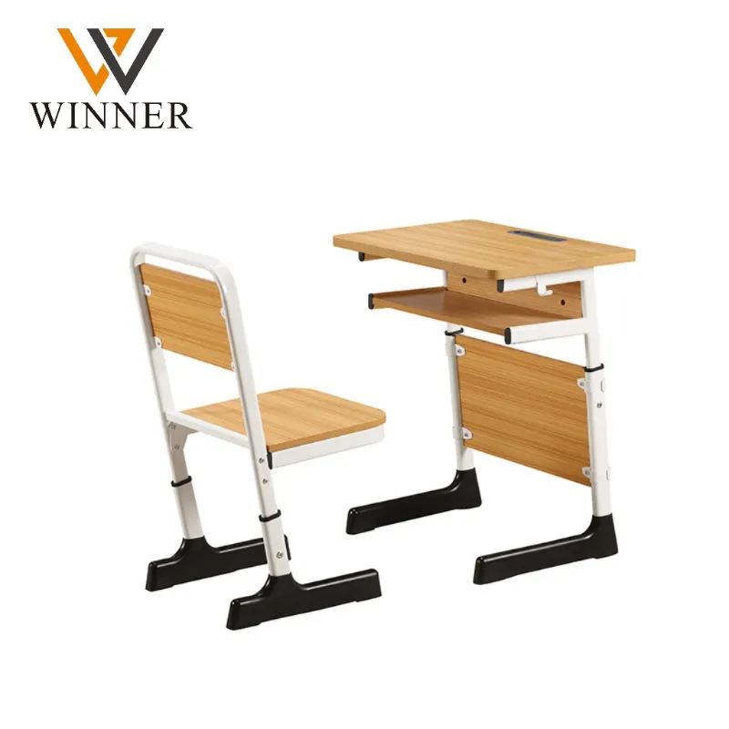 Modern Wooden Metal School Furniture Classroom Student Chairs Desk Table College Bedroom Living Room Home Office Apartment Use