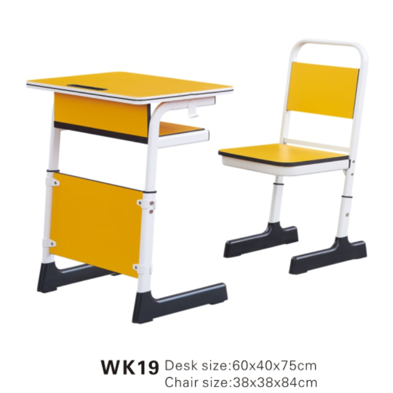 Modern Wooden Metal School Furniture Classroom Student Chairs Desk Table College Bedroom Living Room Home Office Apartment Use