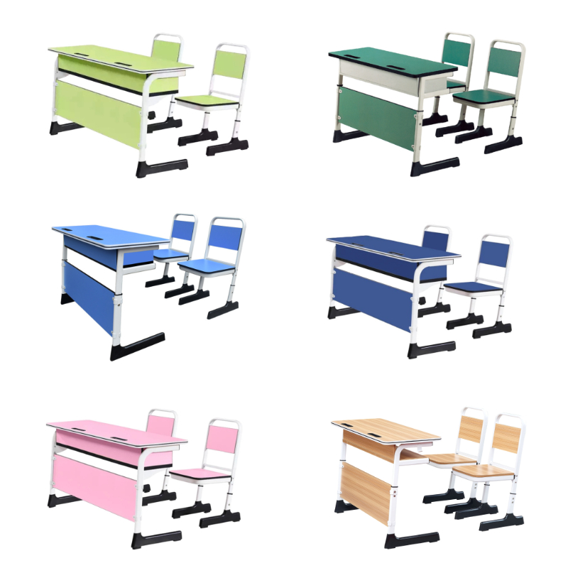 Modern Wooden Metal School Furniture Classroom Student Chairs Desk Table College Bedroom Living Room Home Office Apartment Use