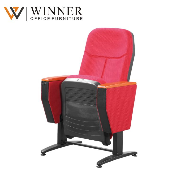 Factory Directly Wholesale Commercial Theater Church Auditorium Seating Chair Church Pews Hall Seat Conference Chair Writing Pad