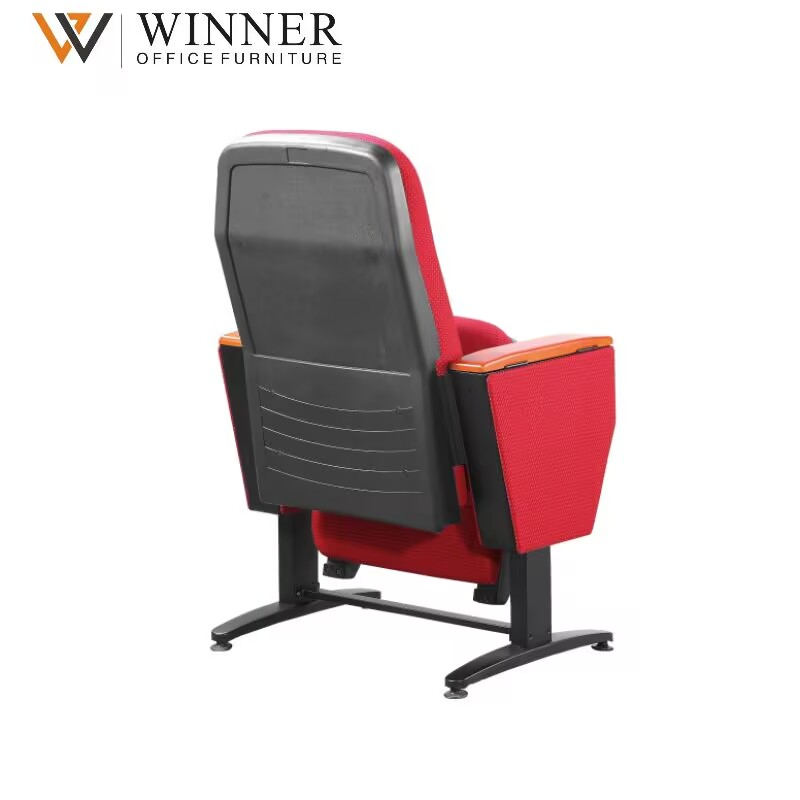 Factory Directly Wholesale Commercial Theater Church Auditorium Seating Chair Church Pews Hall Seat Conference Chair Writing Pad