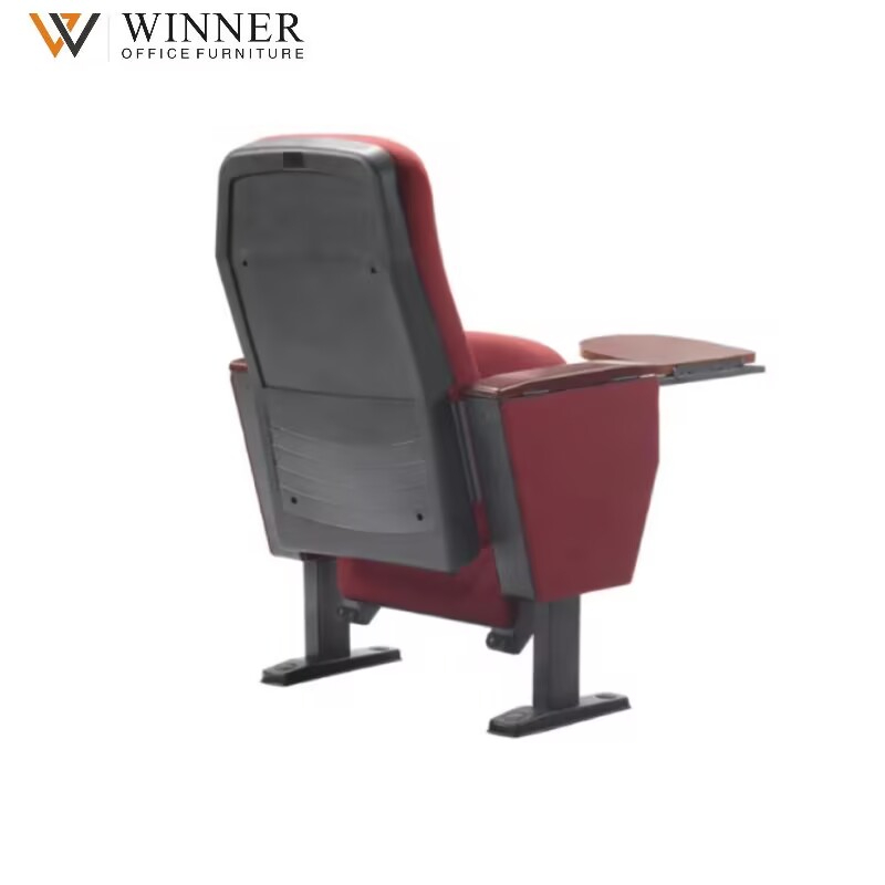 Factory Directly Wholesale Commercial Theater Church Auditorium Seating Chair Church Pews Hall Seat Conference Chair Writing Pad