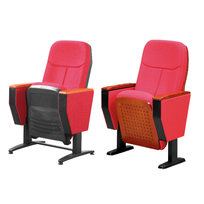 Factory Directly Wholesale Commercial Theater Church Auditorium Seating Chair Church Pews Hall Seat Conference Chair Writing Pad