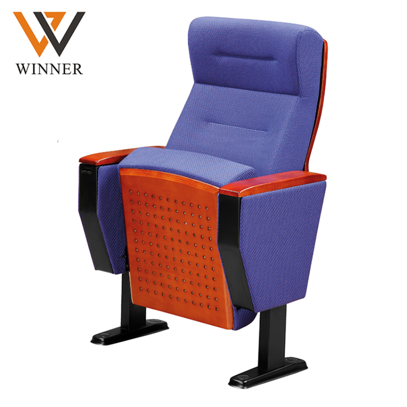 Auditorium Chair Seats Writing Tablet for Church Theater Lecture Chairs