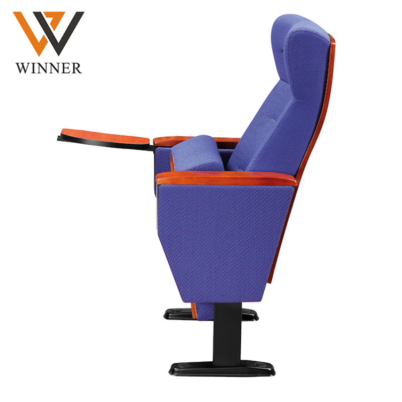 Auditorium Chair Seats Writing Tablet for Church Theater Lecture Chairs