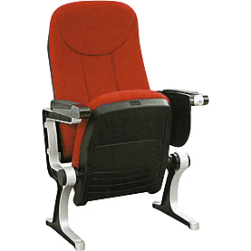 Adjustable Feet Study Room Chair Auditorium Seating with Writing Pad Plastic Auditorium Chair