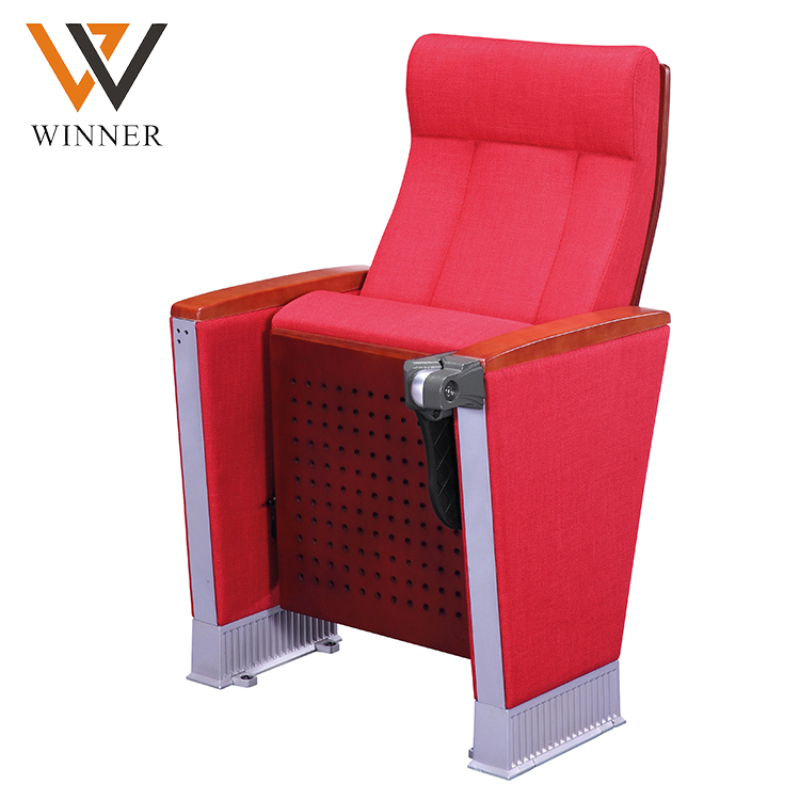 High Quality Commercial Auditorium Cinema Chair With Writing Pad