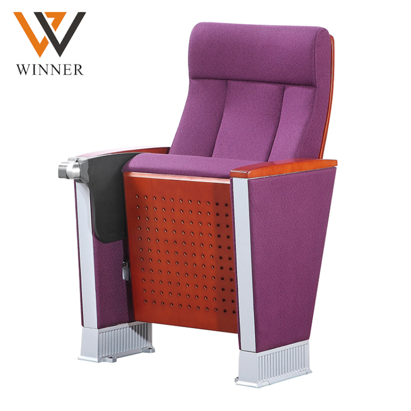 High Quality Commercial Auditorium Cinema Chair With Writing Pad