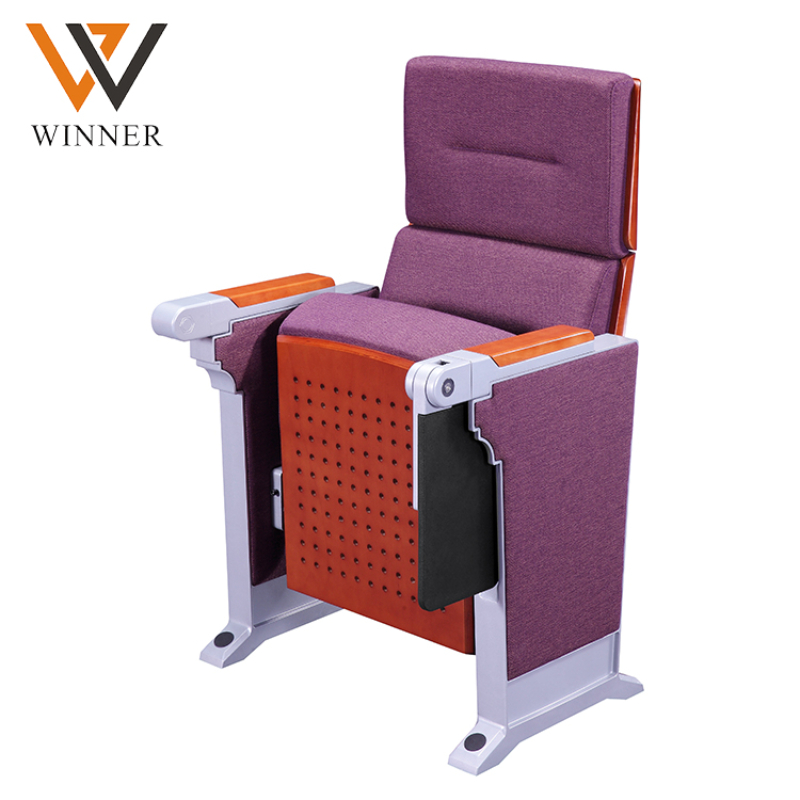 Comfortable High Back Chair Auditorium Chair Cinema Seating Theater Furniture Folding Seat Modern Commercial Furniture