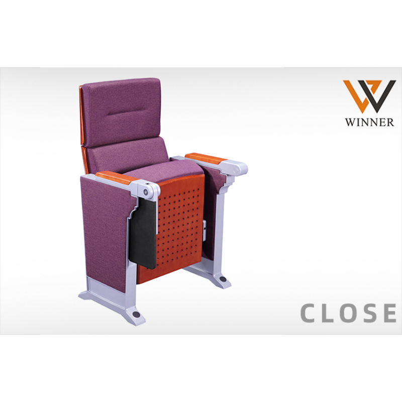 Comfortable High Back Chair Auditorium Chair Cinema Seating Theater Furniture Folding Seat Modern Commercial Furniture
