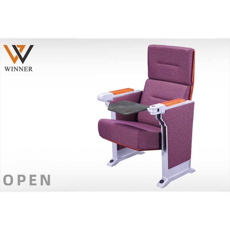 Comfortable High Back Chair Auditorium Chair Cinema Seating Theater Furniture Folding Seat Modern Commercial Furniture