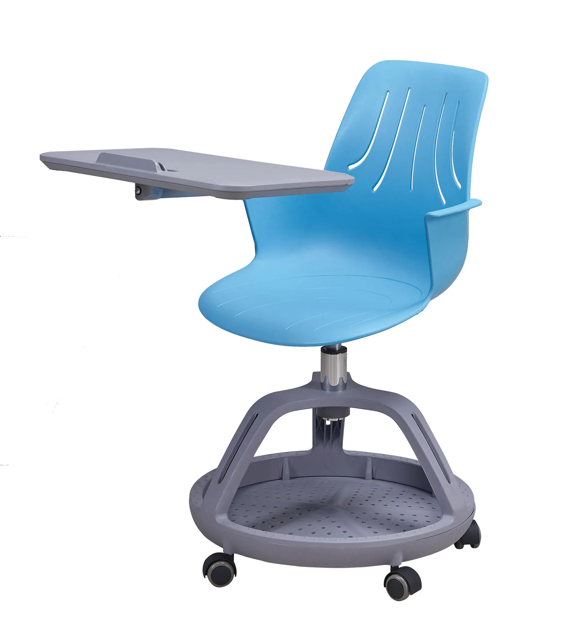 New Design Plastic Classroom Chair with Writing Pad Student and Meeting Chair