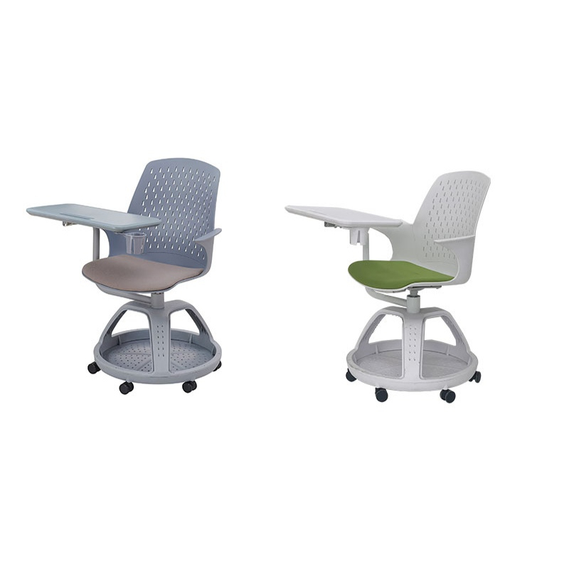 Folding Board Modern Office Meeting Classroom Training Room Chair Writing Table for Student Staff