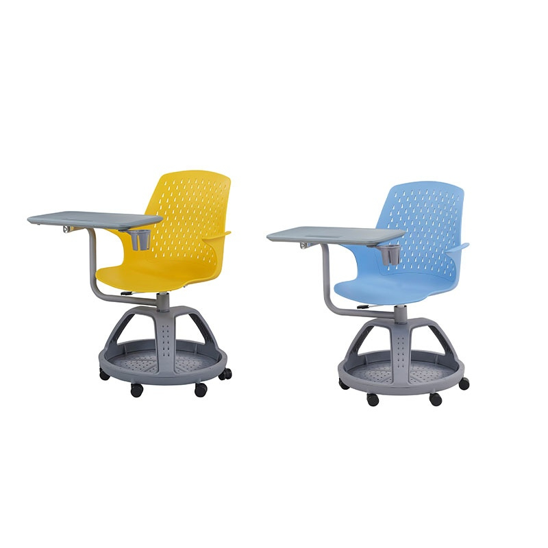Folding Board Modern Office Meeting Classroom Training Room Chair Writing Table for Student Staff