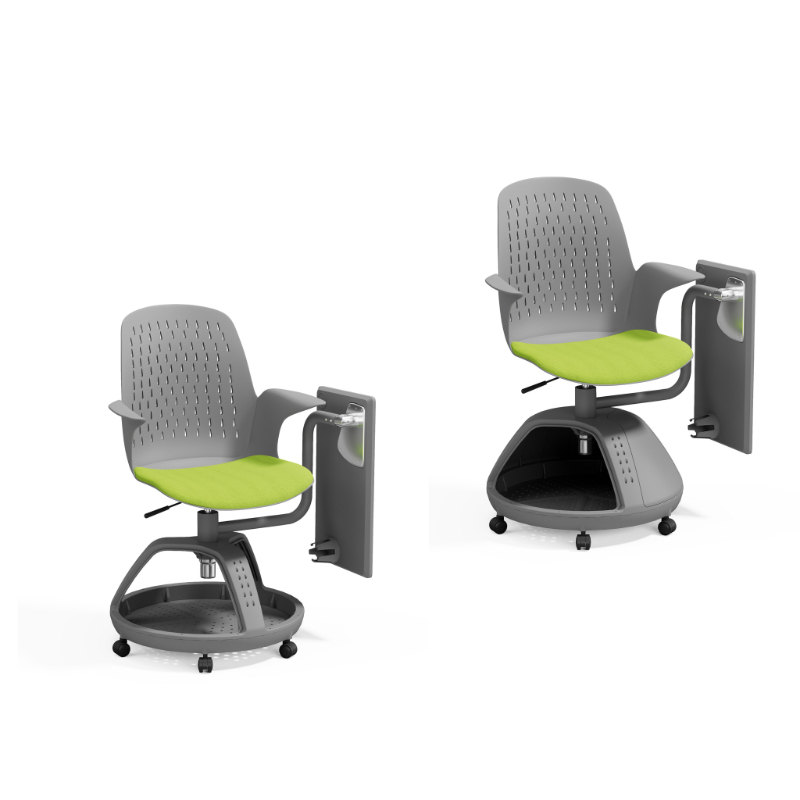 Folding Board Modern Office Meeting Classroom Training Room Chair Writing Table for Student Staff