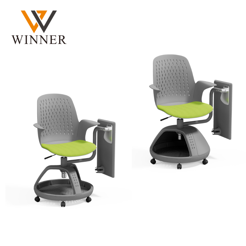 Folding Board Modern Office Meeting Classroom Training Room Chair Writing Table for Student Staff