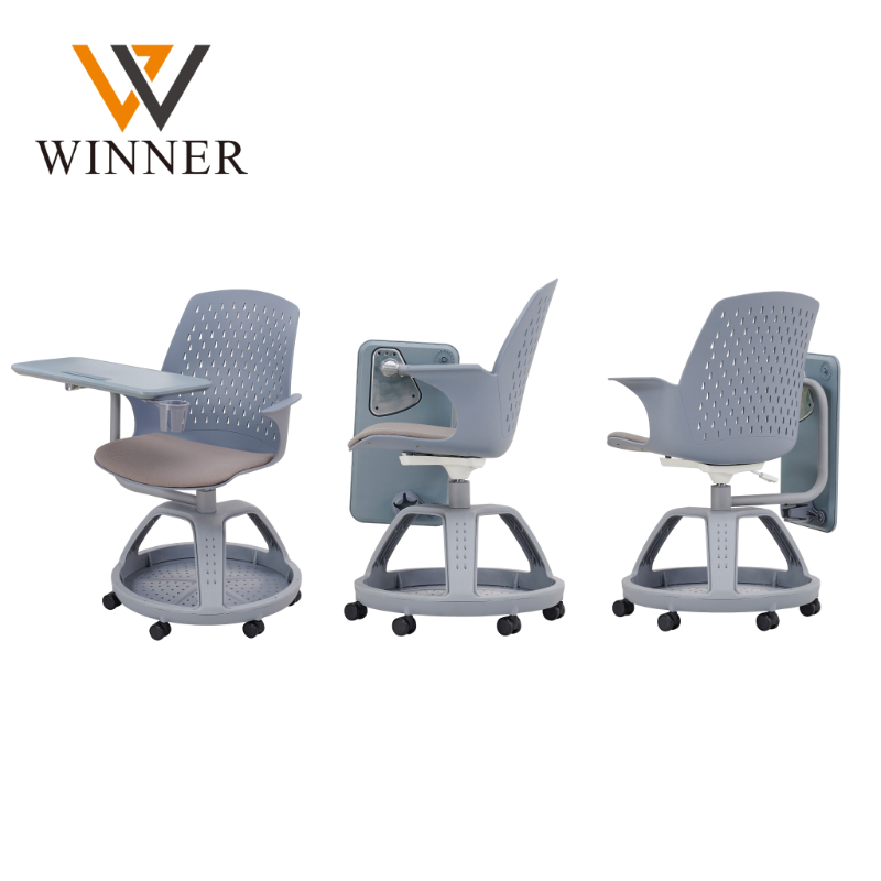 Folding Board Modern Office Meeting Classroom Training Room Chair Writing Table for Student Staff