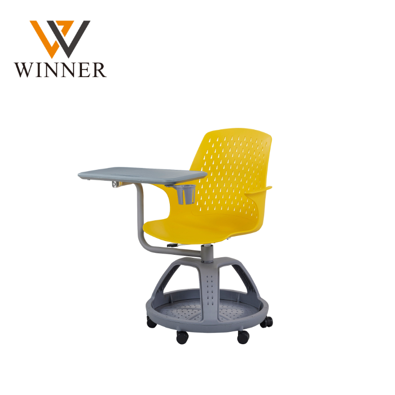 Folding Board Modern Office Meeting Classroom Training Room Chair Writing Table for Student Staff