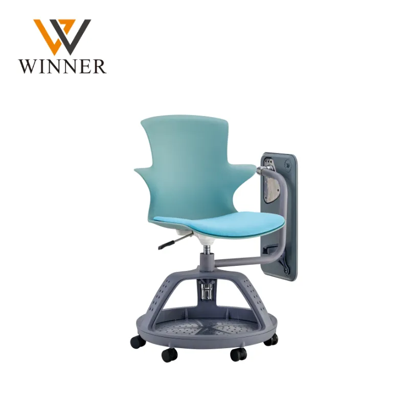 School Furniture Student Desk Chair Training Chair With Writing Board
