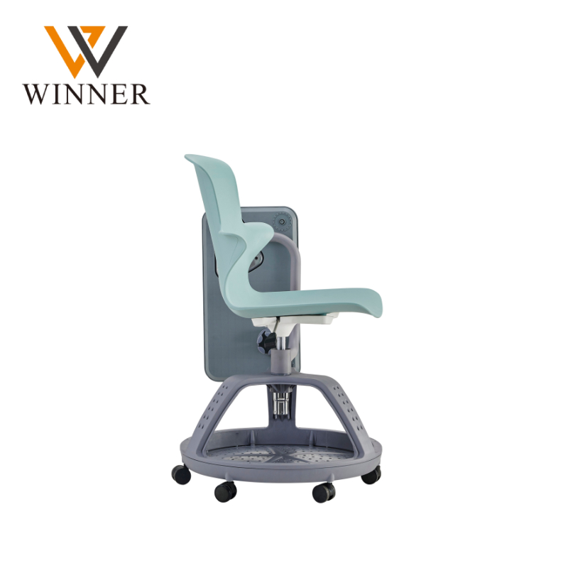School Furniture Student Desk Chair Training Chair With Writing Board