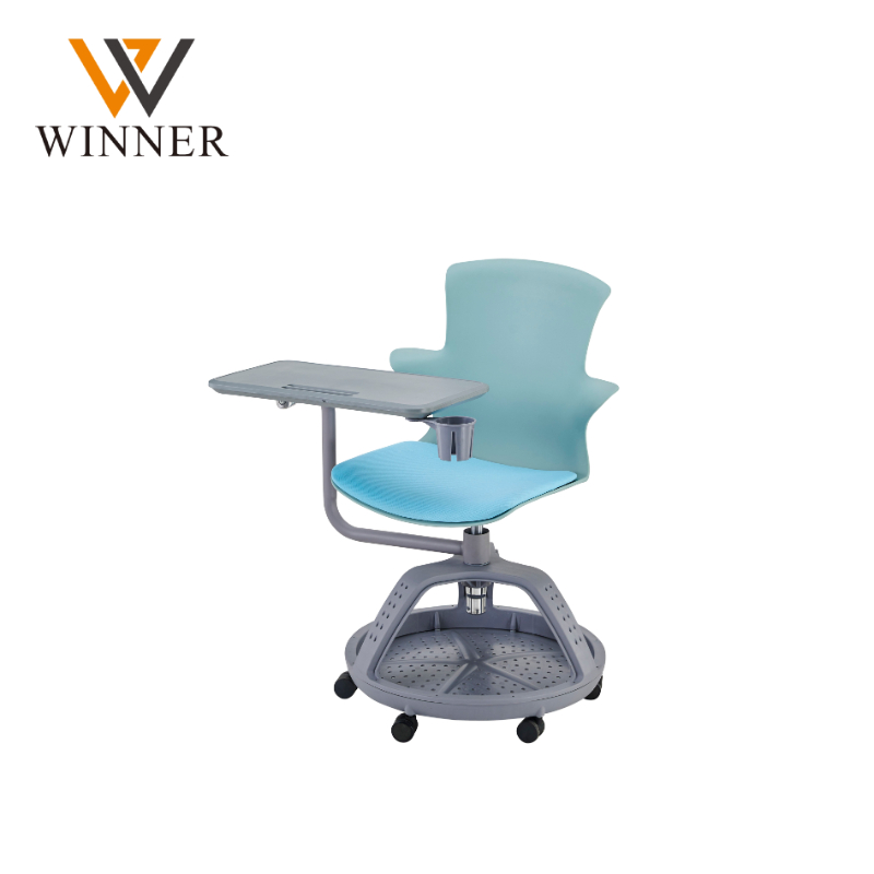 School Furniture Student Desk Chair Training Chair With Writing Board
