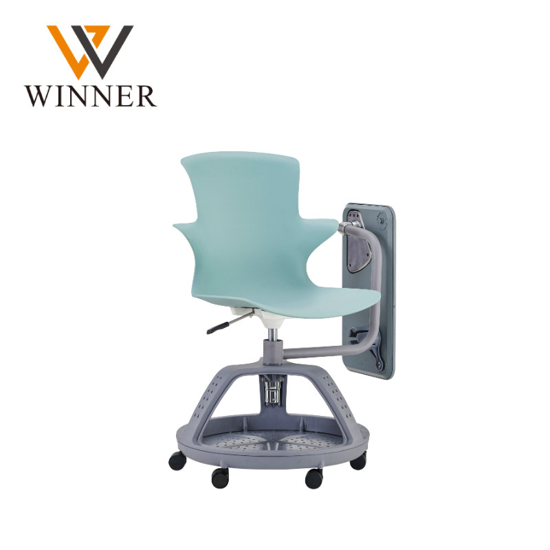 School Furniture Student Desk Chair Training Chair With Writing Board