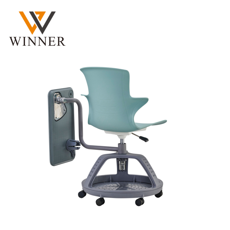 School Furniture Student Desk Chair Training Chair With Writing Board