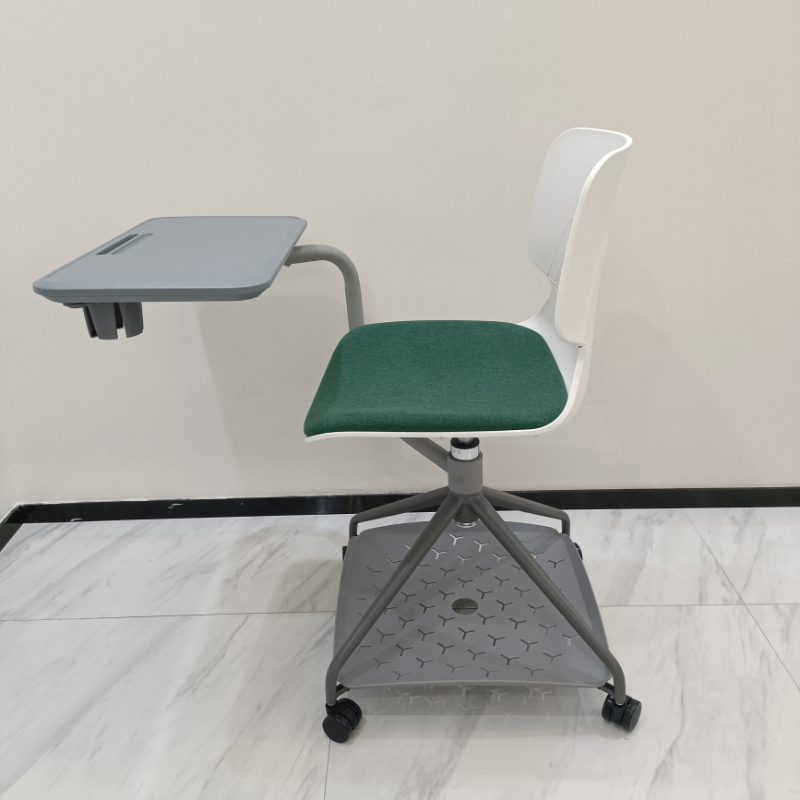 School Study Training Center Plastic Chair Mobile Writing Board Desk Chair for Conference Meeting Room Executive