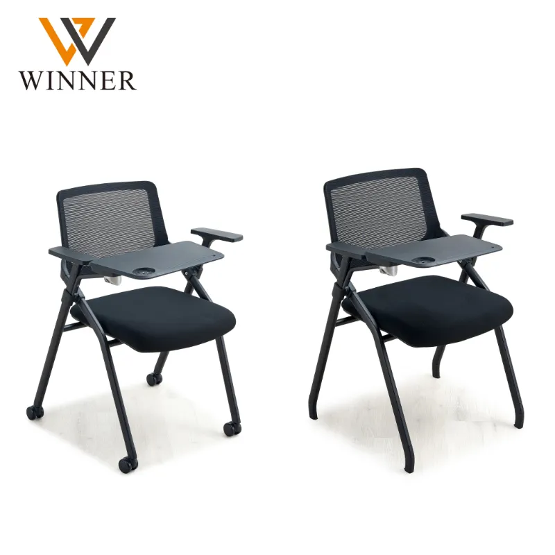 Convenient Movable Training Mesh Fabric Conference Chair Training Chair Office Furniture