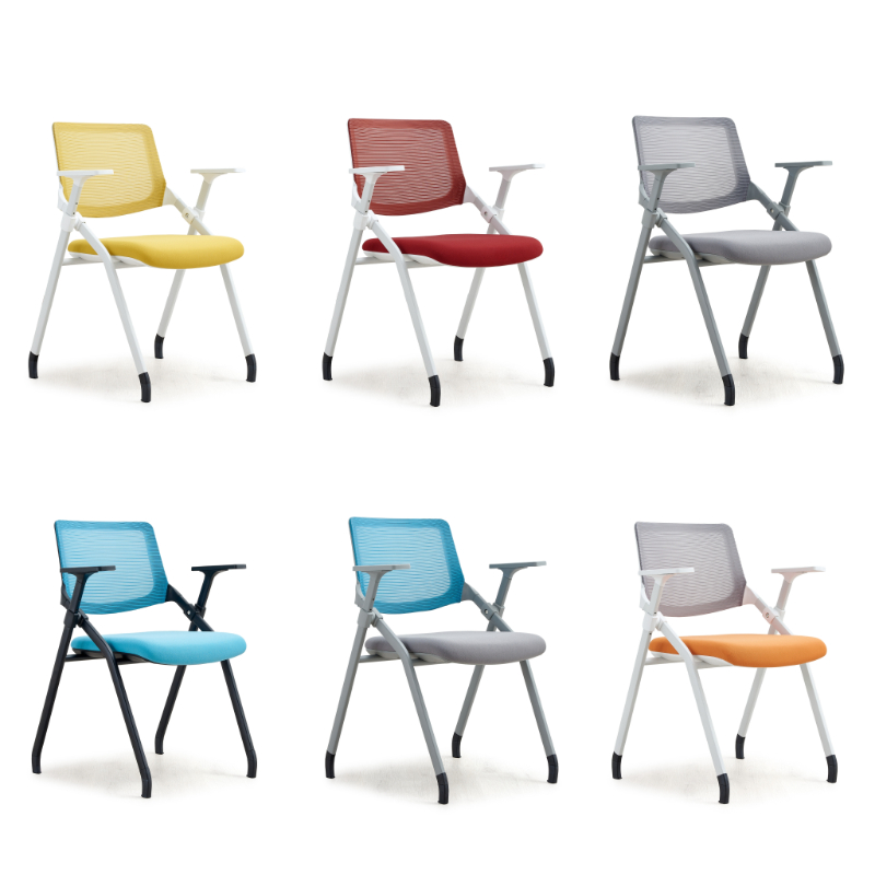 Convenient Movable Training Mesh Fabric Conference Chair Training Chair Office Furniture