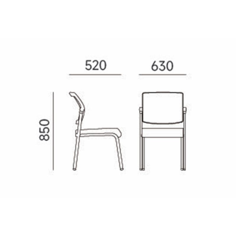 Wholesale Classroom Conference Chair Meeting Training Room Chair Folding With Writing Pad