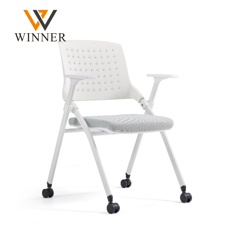 Office Adult Study Table Chair Training Room Station Airport Tablet Chair with Writing Pad