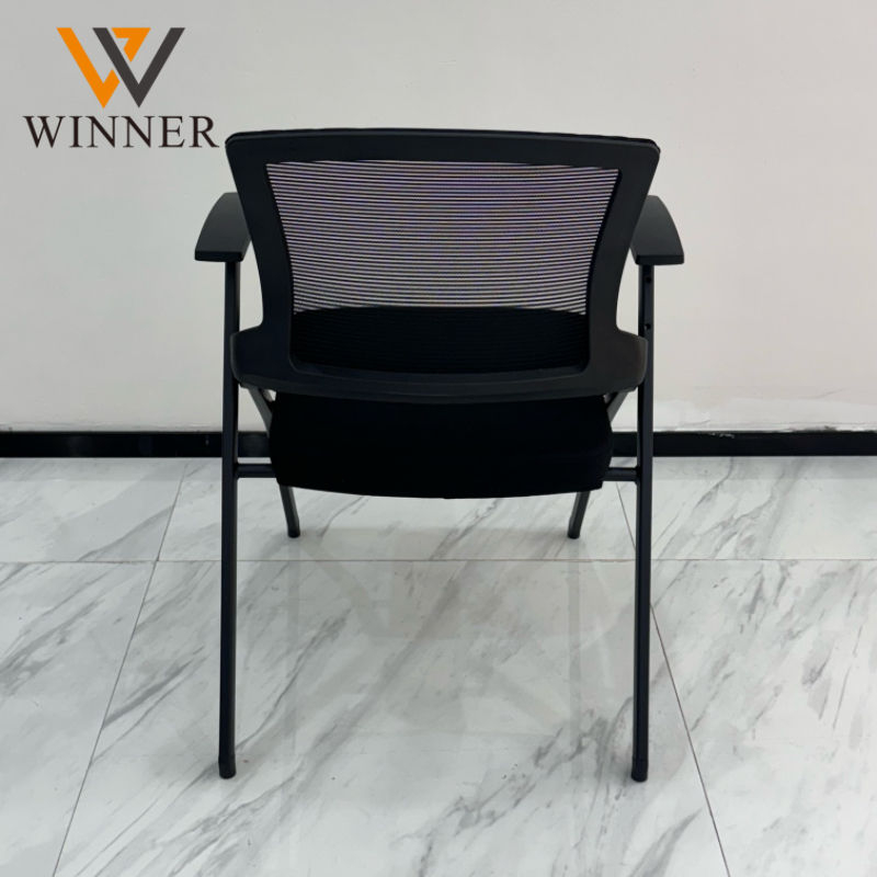 Modern Style Fabric Office Training Chair Stackable and Foldable for Meeting Rooms Conferences Trainings Student Use