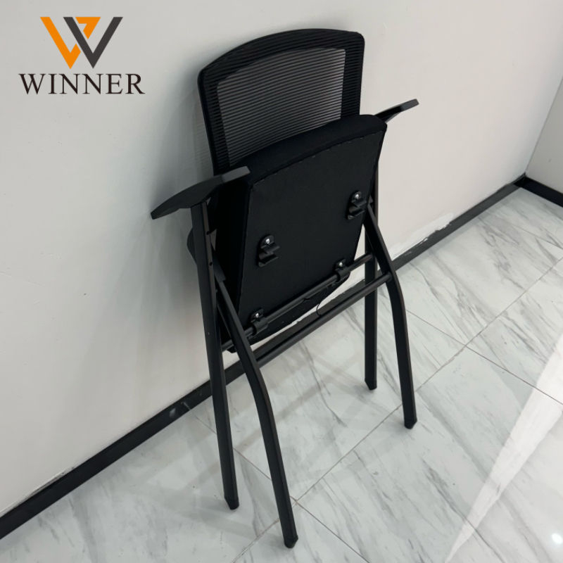 Modern Style Fabric Office Training Chair Stackable and Foldable for Meeting Rooms Conferences Trainings Student Use