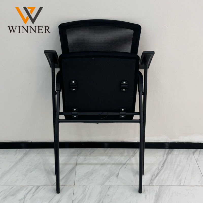 Modern Style Fabric Office Training Chair Stackable and Foldable for Meeting Rooms Conferences Trainings Student Use