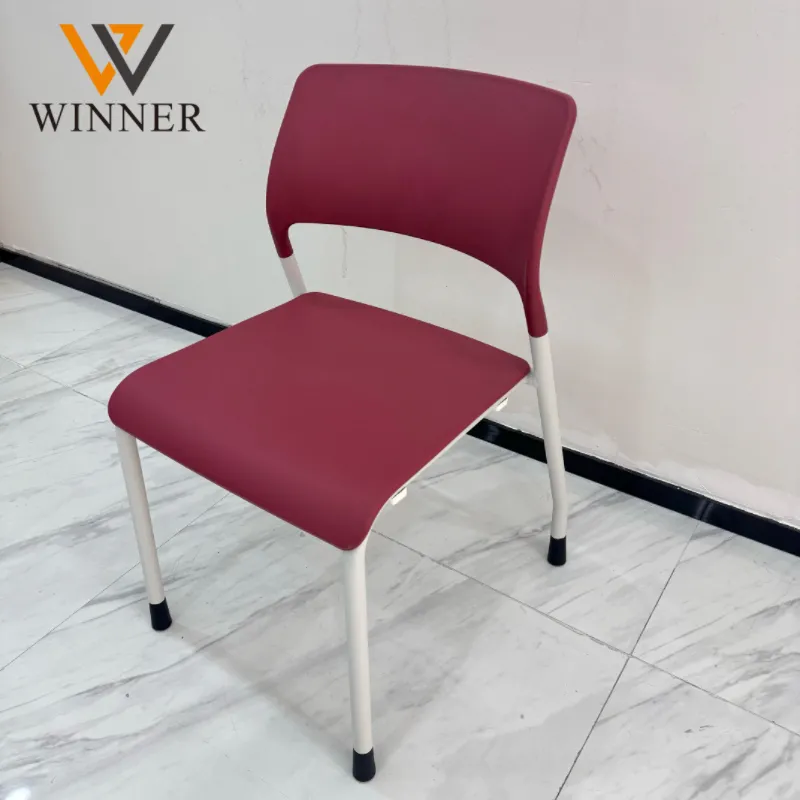 High Quality Modern Colorful Hard Plastic Dining Chair Stackable PP Polypropylene Chair