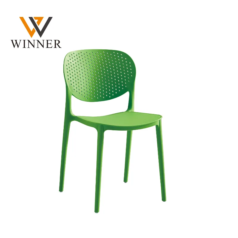 Wholesale Interior Cateferia Commercial Nordic PP Plastic Dining Chair Polypropylene Dining Stackable Plastic Chairs