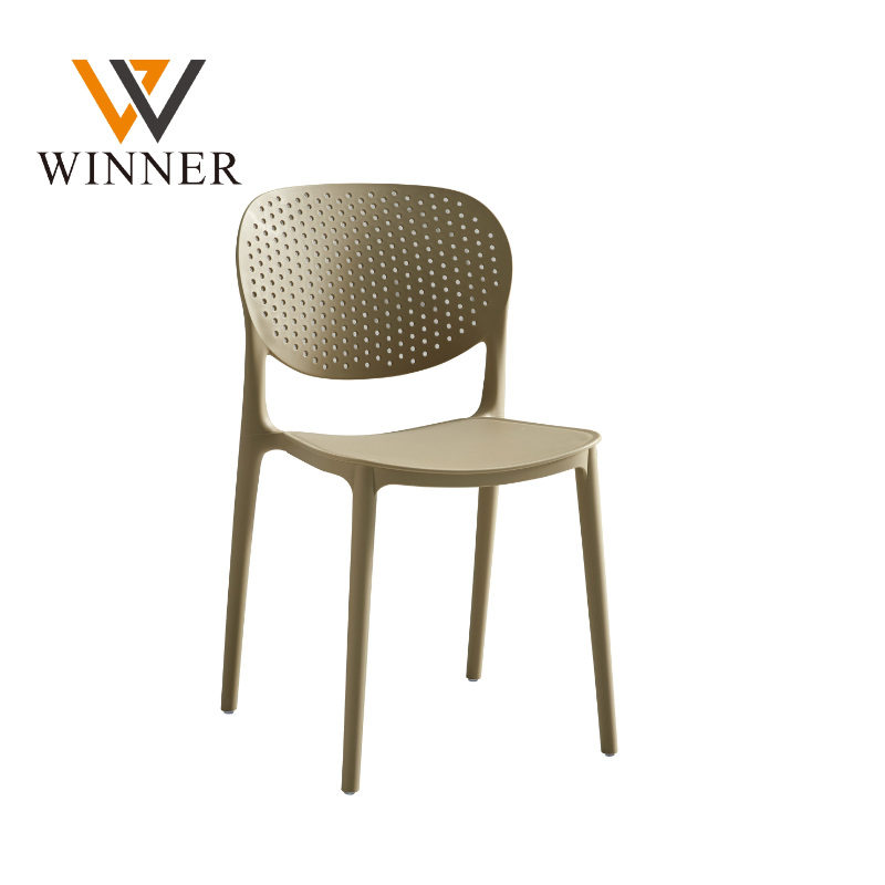 Wholesale Interior Cateferia Commercial Nordic PP Plastic Dining Chair Polypropylene Dining Stackable Plastic Chairs