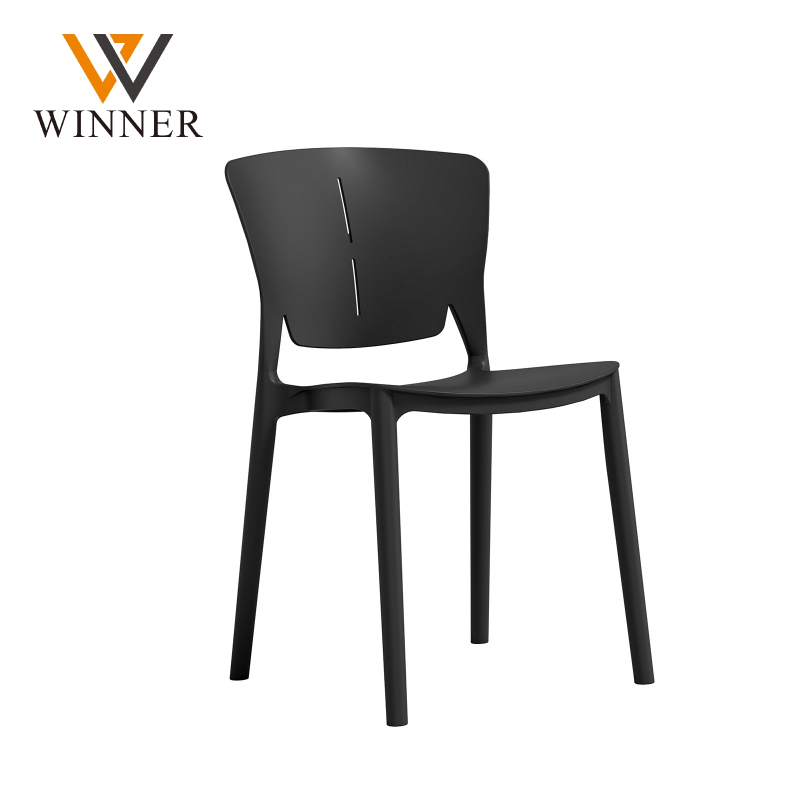 Modern Popular Polypropylene Bistro Chair China Manufacturer's Wholesale Furniture-PP Chair for Dining Living Room and Kitchen