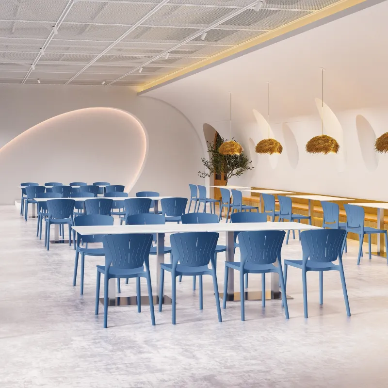 Modern Popular Polypropylene Bistro Chair China Manufacturer's Wholesale Furniture-PP Chair for Dining Living Room and Kitchen