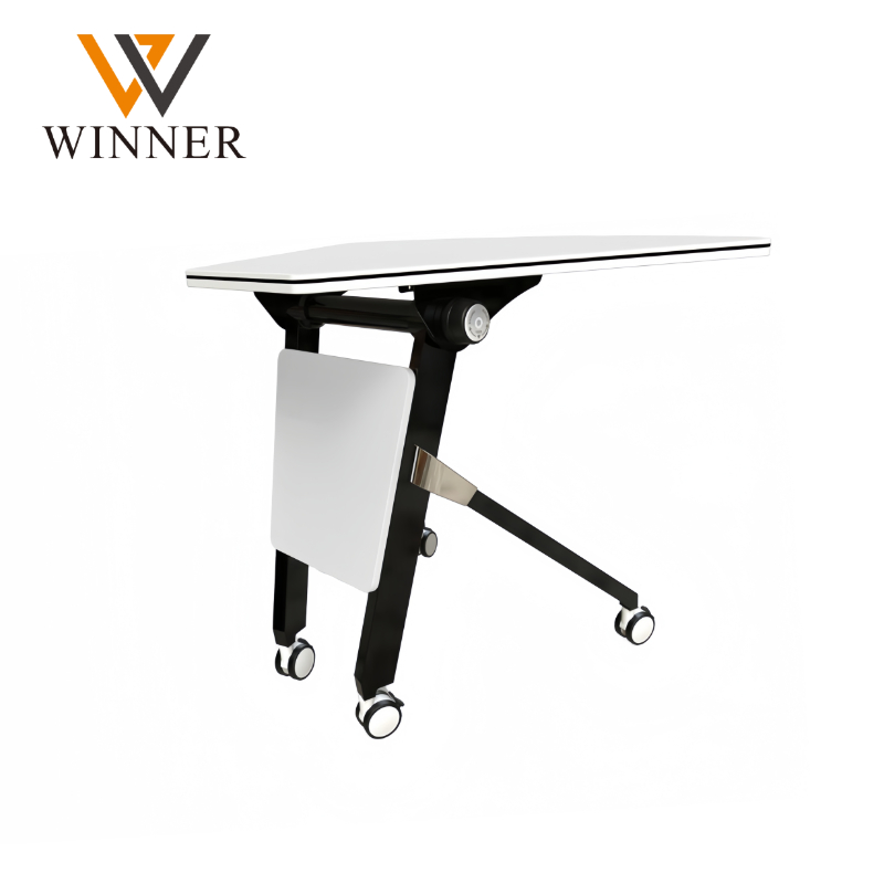 Modern Movable Folding Handy Meeting Office Conference Training Computer Study Desk Table