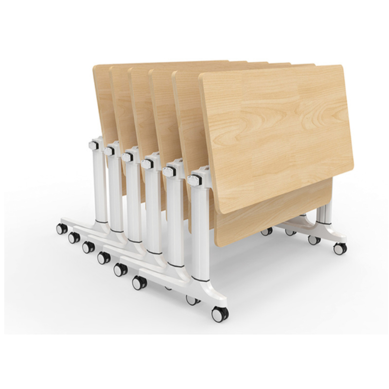 Modern Training Meeting Room Conference School Folding Tables Foldable Executive Computer Office Desks With Drawer