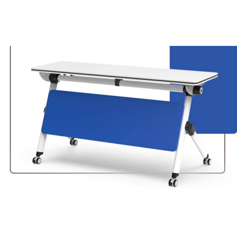 Conference Room Rectangular Half Round Conference Table Movable Training Folding Table